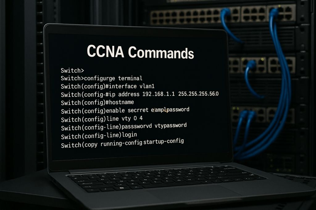 Network switch with patched cables